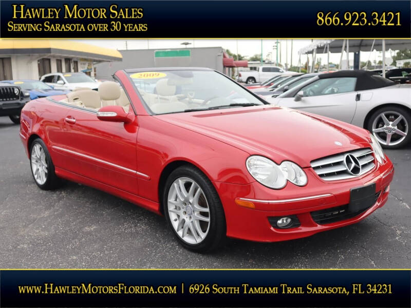 2009 Mercedes-Benz CLK for sale at Hawley Motor Sales in Sarasota FL
