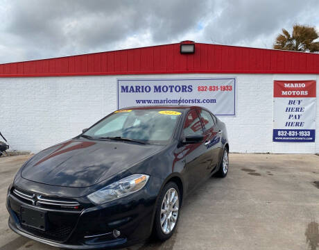 2015 Dodge Dart for sale at Mario Motors in South Houston TX