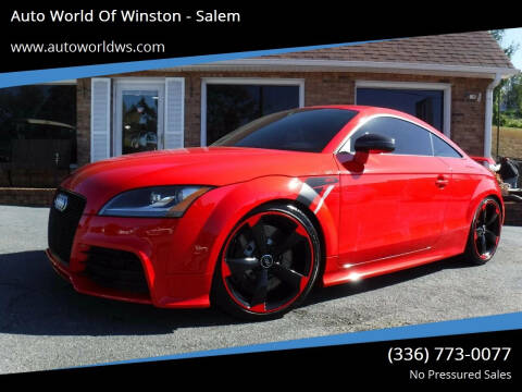 2013 Audi TT RS for sale at Auto World Of Winston - Salem in Winston Salem NC