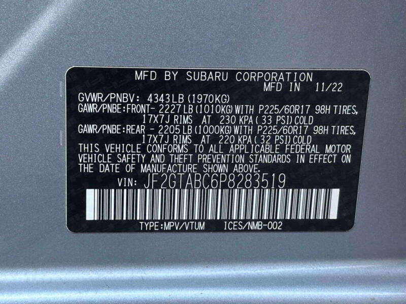 2023 Subaru Crosstrek