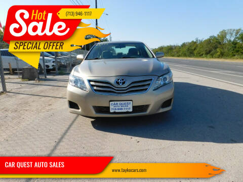 2011 Toyota Camry for sale at CAR QUEST AUTO SALES in Houston TX
