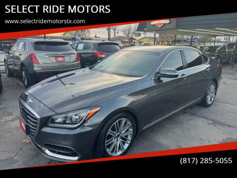 2019 Genesis G80 for sale at SELECT RIDE MOTORS in Arlington TX