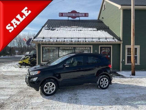 2020 Ford EcoSport for sale at SCHURMAN MOTOR COMPANY in Lancaster NH