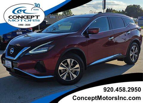 2020 Nissan Murano for sale at CONCEPT MOTORS INC in Sheboygan WI