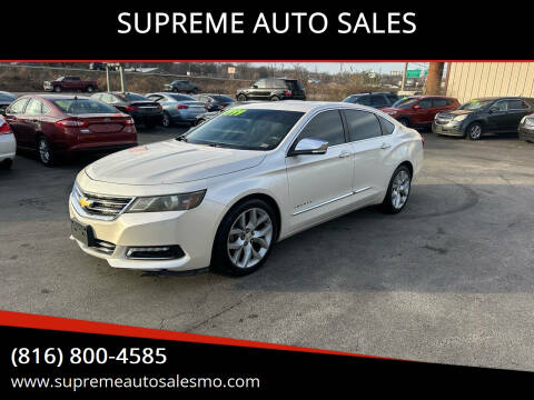 2014 Chevrolet Impala for sale at SUPREME AUTO SALES in Grandview MO