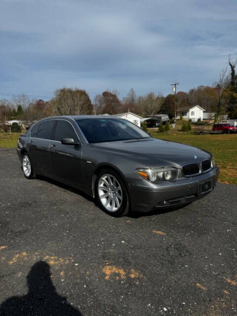 2004 BMW 7 Series for sale at Backroad Motors, Inc. in Lenoir, NC