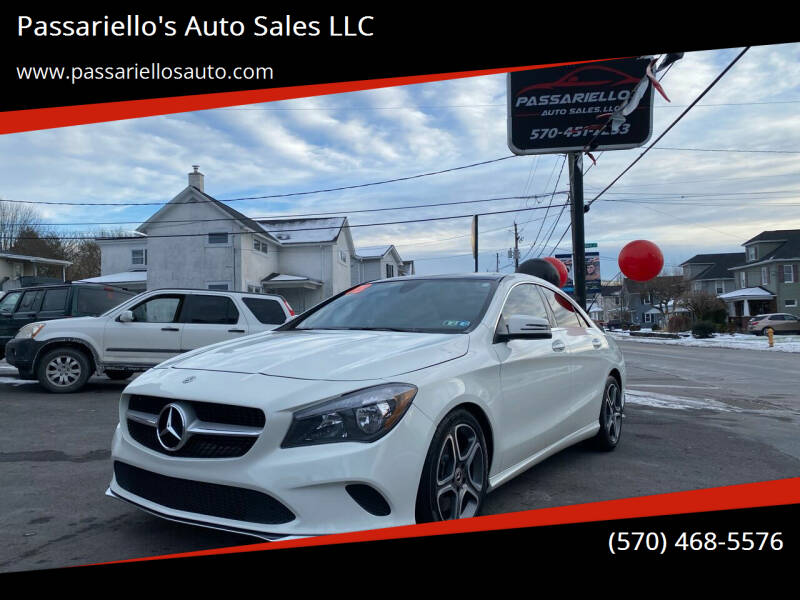 2018 Mercedes-Benz CLA for sale at Passariello's Auto Sales LLC in Old Forge PA