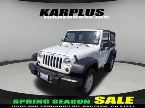 2012 Jeep Wrangler for sale at Karplus Warehouse in Pacoima CA