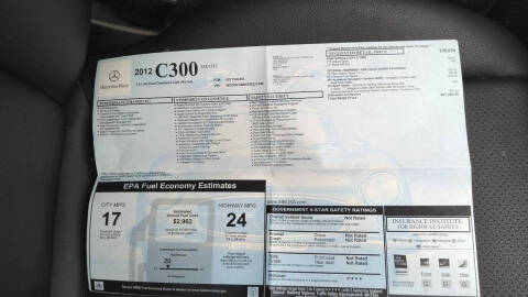 2012 Mercedes-Benz C-Class C 300 Sport 4MATIC