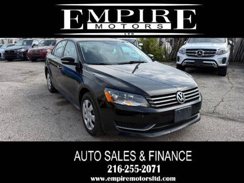 2014 Volkswagen Passat 1.8T S PZEV