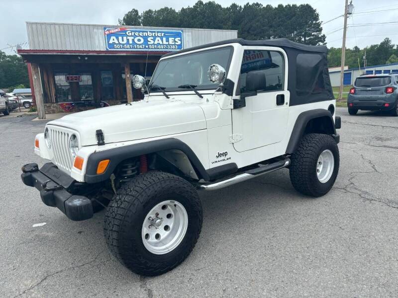 2004 Jeep Wrangler for sale at Greenbrier Auto Sales in Greenbrier AR