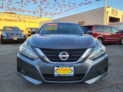 2017 Nissan Altima for sale at El Guero Auto Sale in Hawthorne CA
