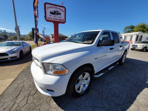 2012 RAM Ram Pickup 1500 for sale at Ford's Auto Sales in Kingsport TN