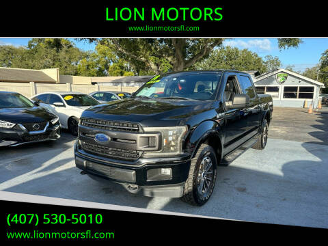 2018 Ford F-150 for sale at LION MOTORS in Orlando FL