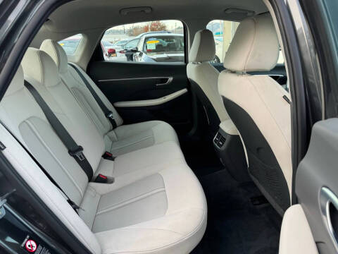 2021 Hyundai Sonata Hybrid Blue