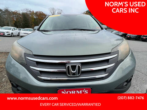 2012 Honda CR-V for sale at NORM'S USED CARS INC in Wiscasset ME