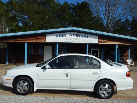2002 Chevrolet Malibu for sale at DRM Special Used Cars in Starkville MS