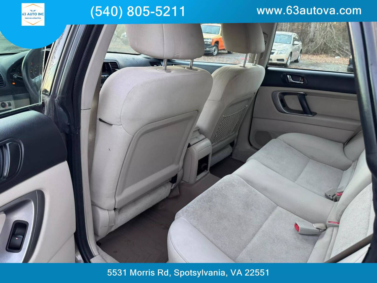 2008 Subaru Outback for sale at 63 Auto Inc in Spotsylvania, VA