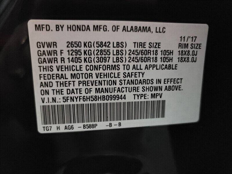 2017 Honda Pilot EX-L