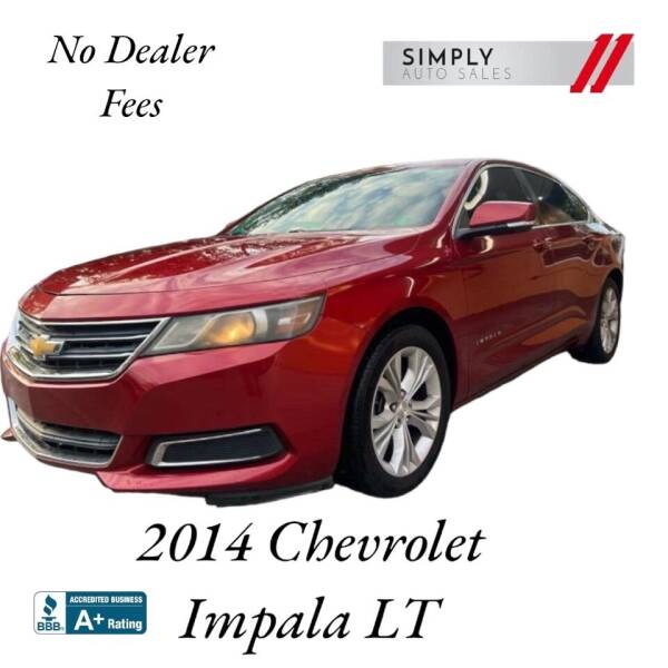 2014 Chevrolet Impala for sale at Simply Auto Sales in Palm Beach Gardens FL
