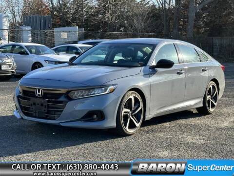 2021 Honda Accord for sale at Baron Super Center in Patchogue NY