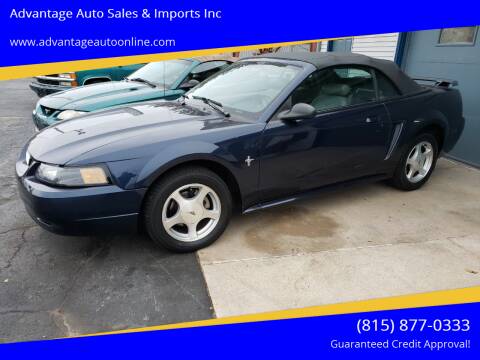 2001 Ford Mustang for sale at Advantage Auto Sales & Imports Inc in Loves Park IL