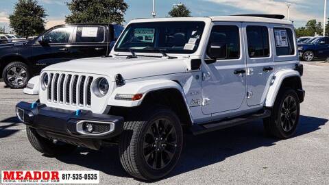 2023 Jeep Wrangler Unlimited for sale at Meador Dodge Chrysler Jeep RAM in Fort Worth TX