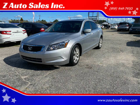 2009 Honda Accord for sale at Z Auto Sales Inc. in Rocky Mount NC