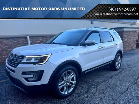 2016 Ford Explorer for sale at DISTINCTIVE MOTOR CARS UNLIMITED in Johnston RI