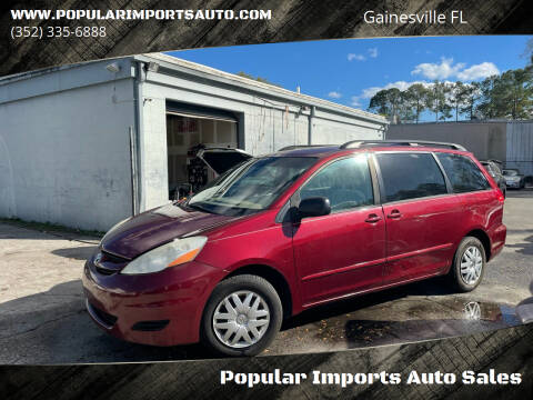 2008 Toyota Sienna for sale at Popular Imports Auto Sales in Gainesville FL