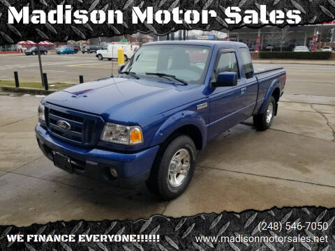 2011 Ford Ranger for sale at Madison Motor Sales in Madison Heights MI
