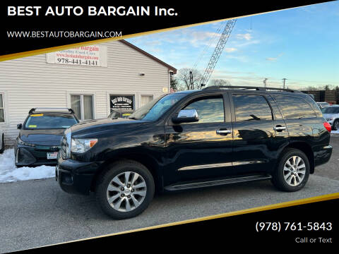 2014 Toyota Sequoia for sale at BEST AUTO BARGAIN inc. in Lowell MA