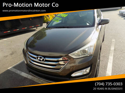 2013 Hyundai Santa Fe Sport for sale at Pro-Motion Motor Co in Lincolnton NC