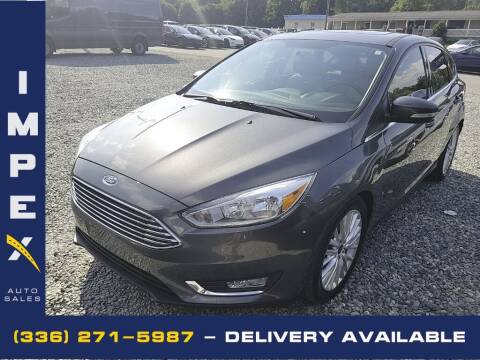 2018 Ford Focus for sale at Impex Auto Sales in Greensboro NC