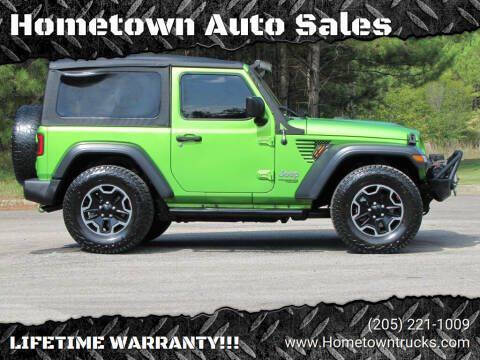 2019 Jeep Wrangler for sale at Hometown Auto Sales - SUVS in Jasper AL