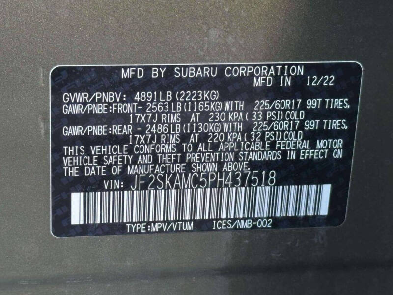 2023 Subaru Forester Wilderness