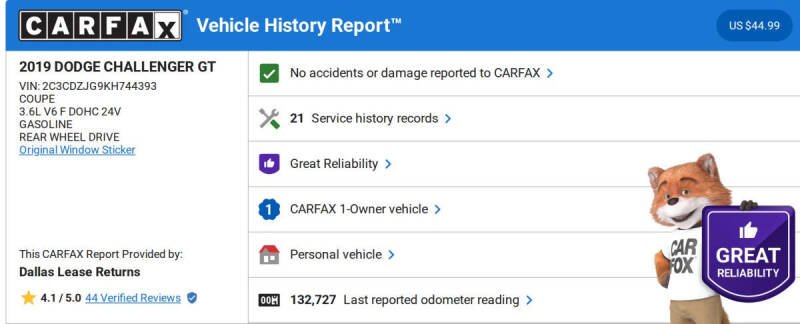 2019 Dodge Challenger GT