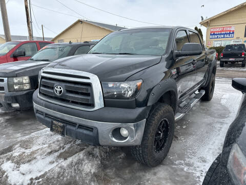 2012 Toyota Tundra for sale at BELOW BOOK AUTO SALES in Idaho Falls ID