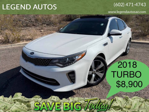 2018 Kia Optima for sale at LEGEND AUTOS in Phoenix AZ