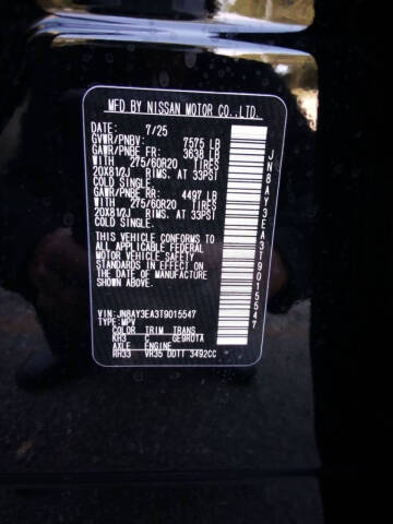 2026 Nissan Armada Platinum