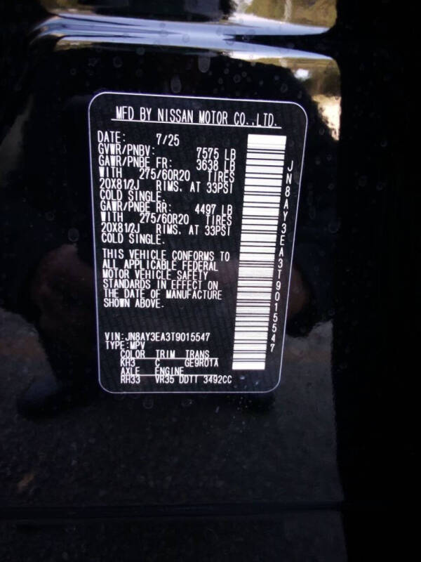 2026 Nissan Armada Platinum