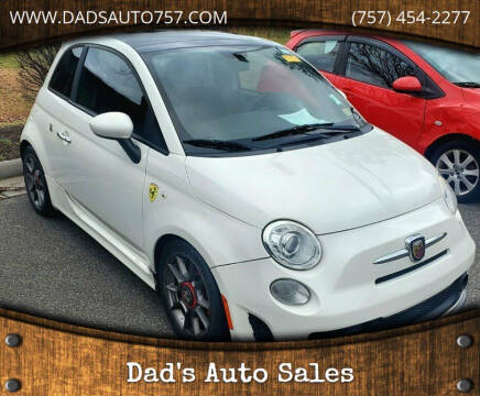 2012 FIAT 500 for sale at Dad's Auto Sales in Newport News VA