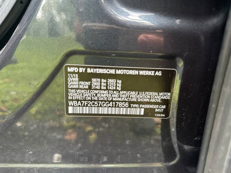 2016 BMW 7 Series 750i xDrive