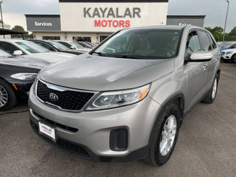 2015 Kia Sorento for sale at KAYALAR MOTORS in Houston TX