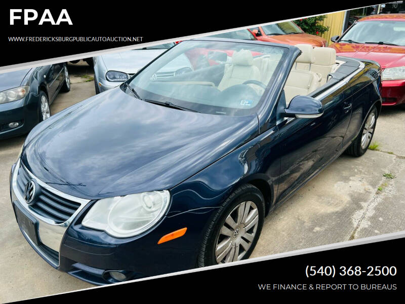 2008 Volkswagen Eos for sale at FPAA in Fredericksburg VA