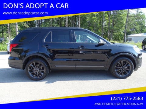 2019 Ford Explorer for sale at DON'S ADOPT A CAR in Cadillac MI