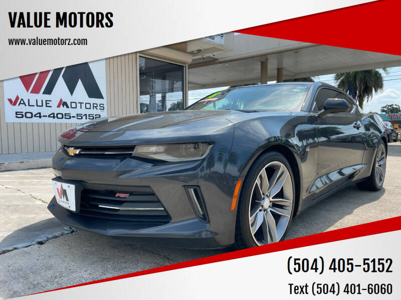 2018 Chevrolet Camaro for sale at VALUE MOTORS in Marrero LA