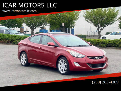 2012 Hyundai Elantra for sale at ICAR MOTORS LLC in Auburn WA
