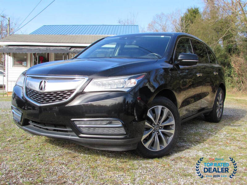 Used 2016 Acura MDX Technology Package with VIN 5FRYD3H49GB007510 for sale in Thomasville, NC