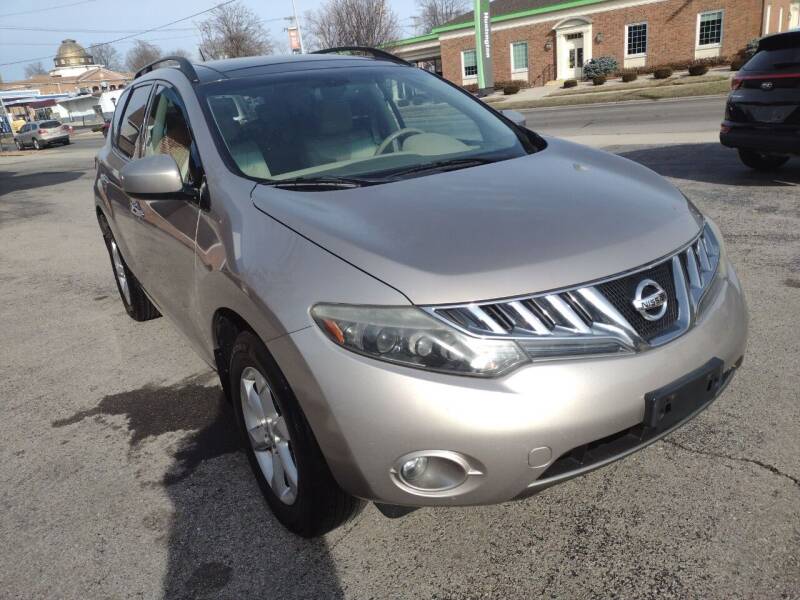 2009 Nissan Murano for sale at BELLEFONTAINE MOTOR SALES in Bellefontaine OH